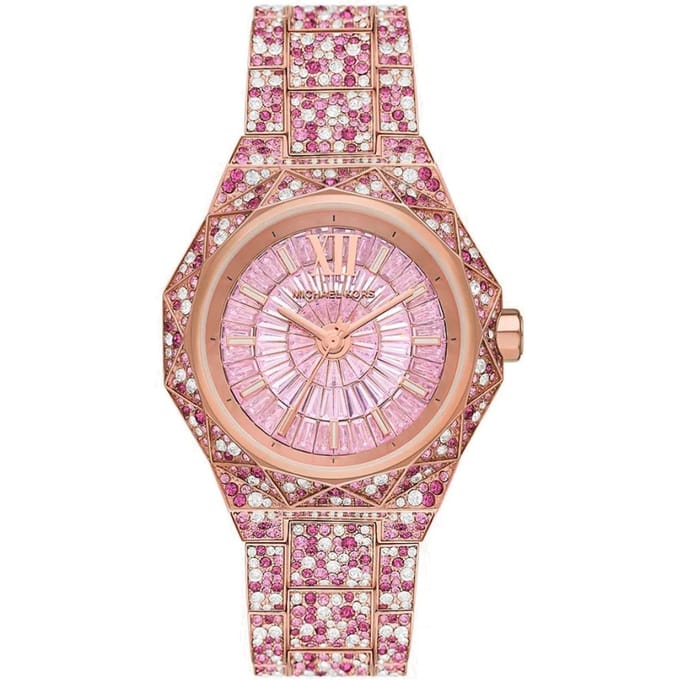 Michael Kors MK7343 Gepaard Rose Goud-Tone Dameshorloge