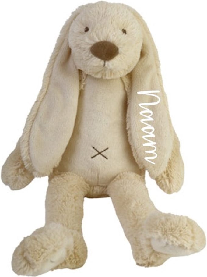 Happy Horse Beige Rabbit Richie met naam - 28cm