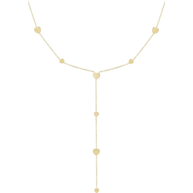 Amoura Drop Necklace - Gold Tone / Stainless Steel