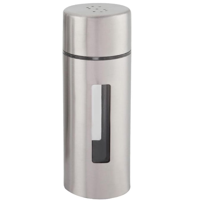 RVS Zout Peper Specerijen Condiment Flessenset Kruidencontainer white