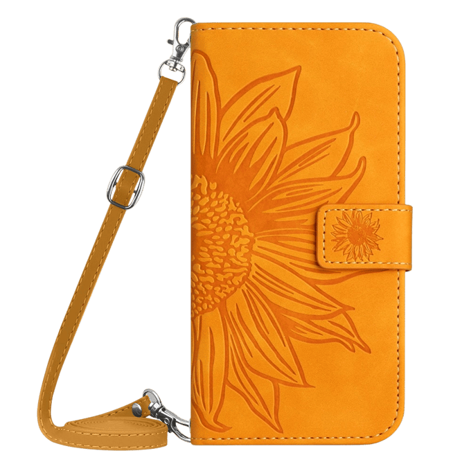 Mocaa Apple iPhone 17 Pro Sunflower Bookcase met Koord Geel