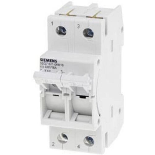 Siemens 5SG76210KK16 Lastscheidingsschakelaar voor zekering Afmeting zekering : D01 16 A 400 V 1 stuk(s)