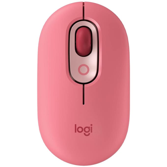 Logitech POP MOUSE Draadloze Muis Bluetooth Muis Hoge Uitstraling Kantoor Muis roze