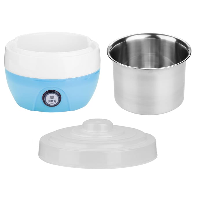1L Huishoudelijk Elektrisch Automatisch Yoghurt Maker Roestvrijstalen Binnencontainer (Blauw)