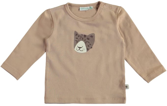Babylook Cheetah T-Shirt - Maat 62 - Warm Taupe