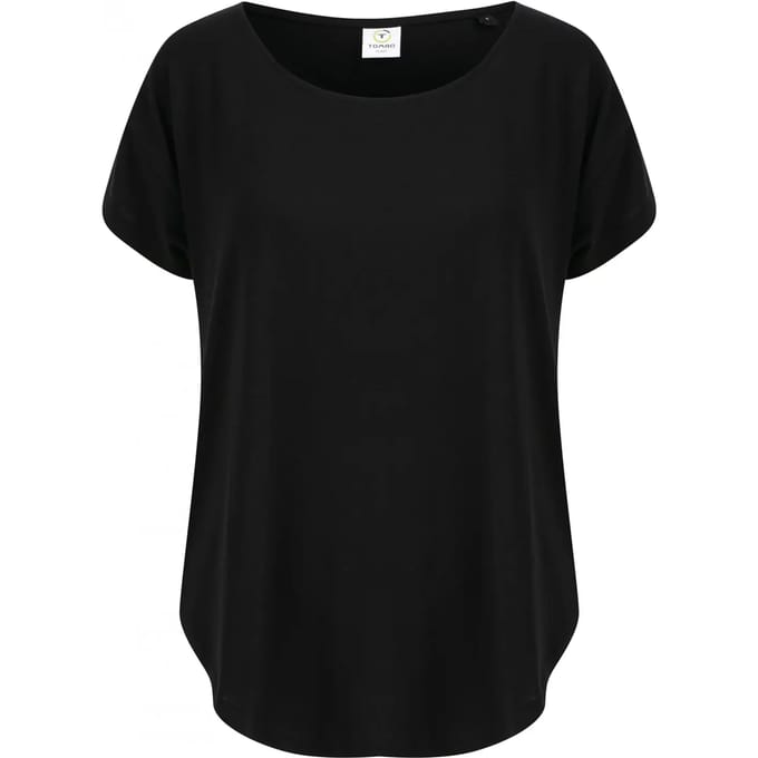 Tombo Dames scoop neck-t-shirt. TL527 - Black - M
