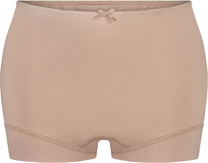 RJ Pure Color Dames Short Extra Hoog Caffè Latte 4XL