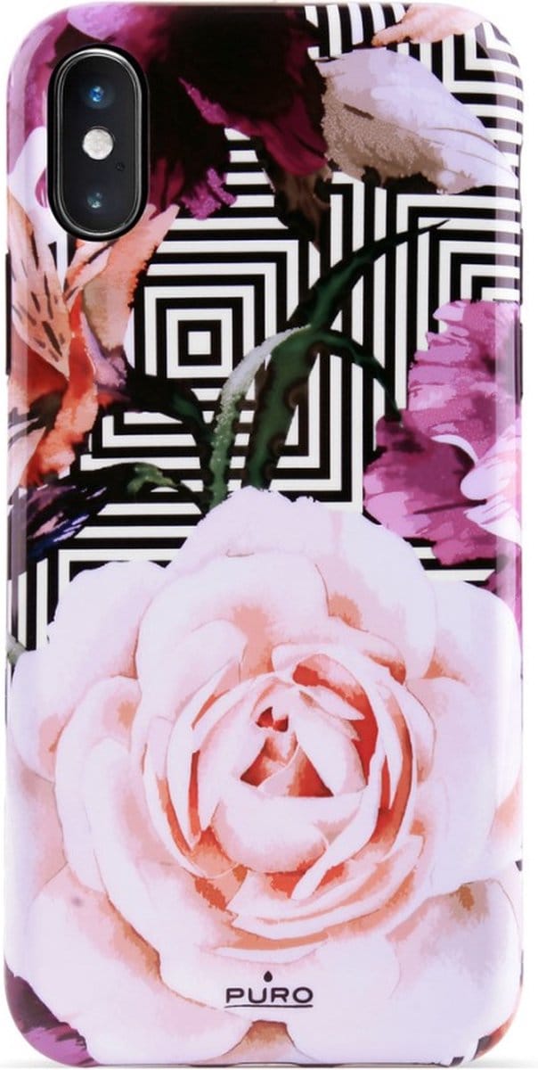 Puro Glamhoes Peonies voor iPhone X XS