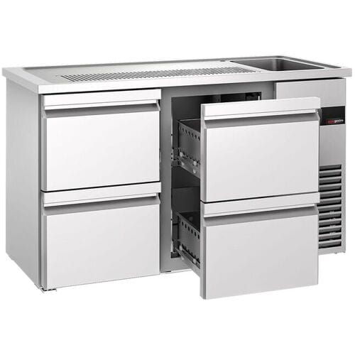 GGM Gastro Biertheke PREMIUM - 1550x700mm - 4 Schubladen