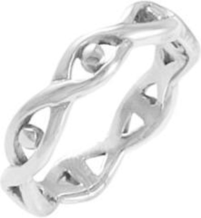 Zilveren dames ring