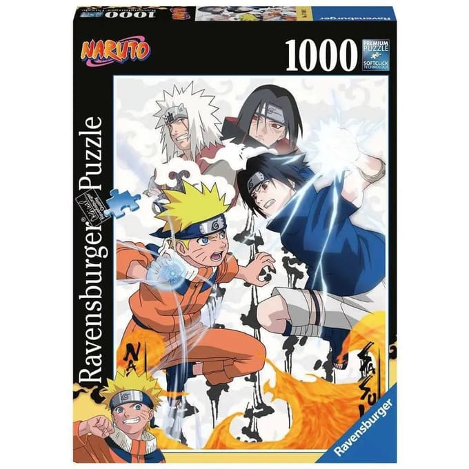 Ravensburger legpuzzel Naruto vs Sasuke 1000 stukjes anime puzzel.