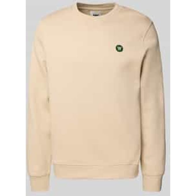Sweatshirt met logobadge, model 'Tye'