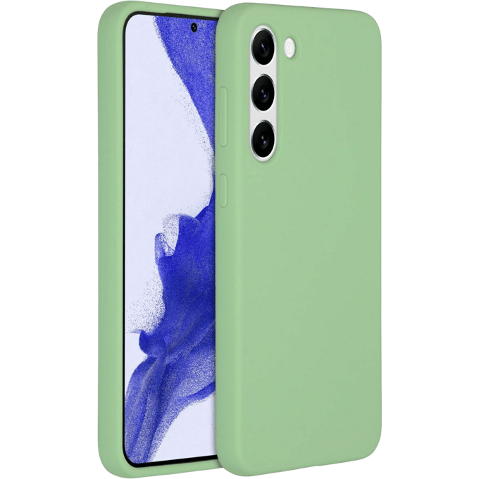 Accezz Galaxy S23 Plus Liquid Siliconen Hoesje Groen