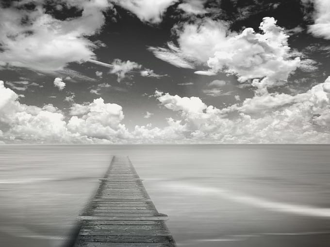 Fotobehang - Weg naar de vrijheid.