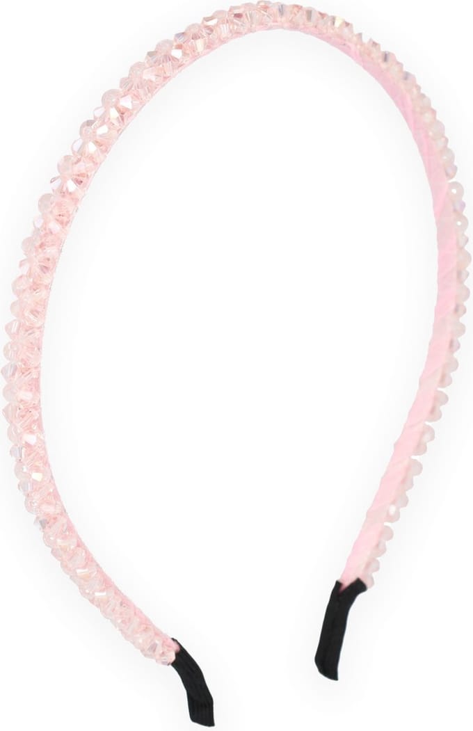 Lajetti Glitter Haarband Roze - Skinny Diadeem