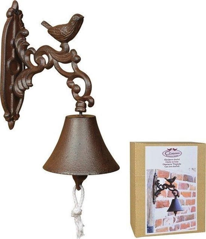 Esschert Design Deurbel vogel in giftbox