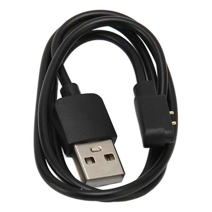 Smartwatch Magnetische Oplaadkabel voor Xiaomi Haylou RT2 LS10 USB Snellaadkabel Stroombasis black