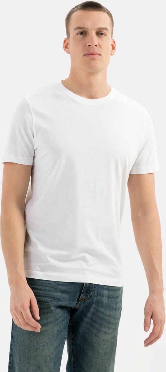camel active T-Shirt - Maat menswear-S - Weiß