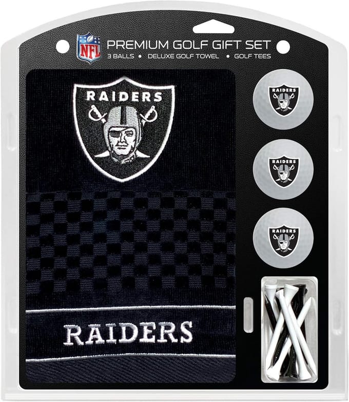 Luxe Golfcadeauset met Geborduurde Handdoek, Golfballen en T-shirts