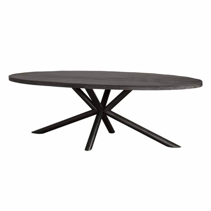 Tower Living - Selva eettafel ovaal - 240 cm - zwart