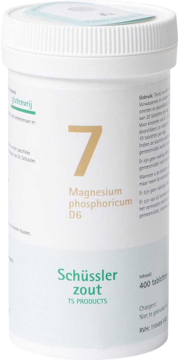 Pfluger Schussler Zout nr 7 Magnesium Phosphor D6 - 1 x 400 tabletten