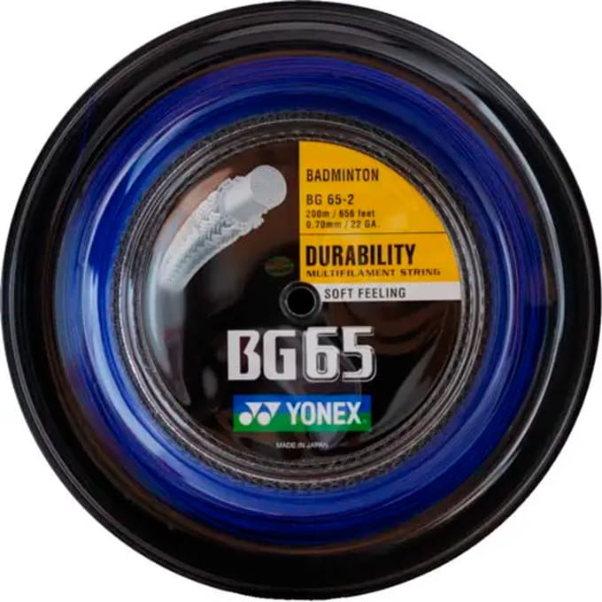 Yonex BG 65 Blauw - badmintonsnaren - duurzaam
