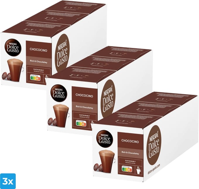 Nescafe Dolce Gusto Choccino (3x 24 cups)