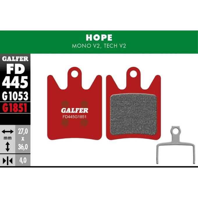 Remblok Galfer Hope Mono V2, Tech V2