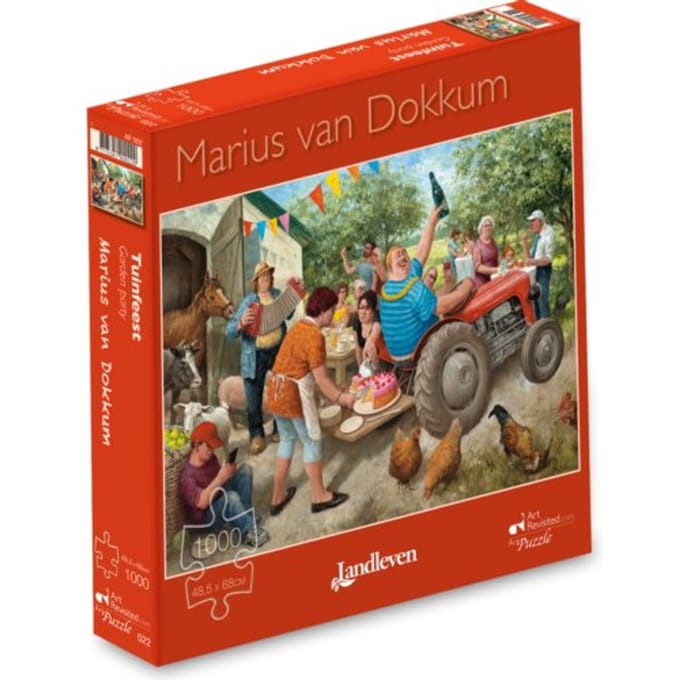 Marius Van Dokkum - Tuinfeest - Puzzel 1000 Stukjes