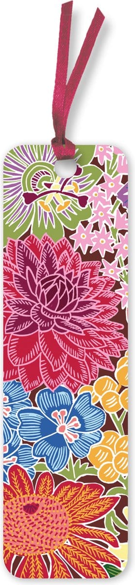Flame Tree Bookmarks (Foiled)- Kate Heiss: Abundant Floral Bookmarks (pack of 10)
