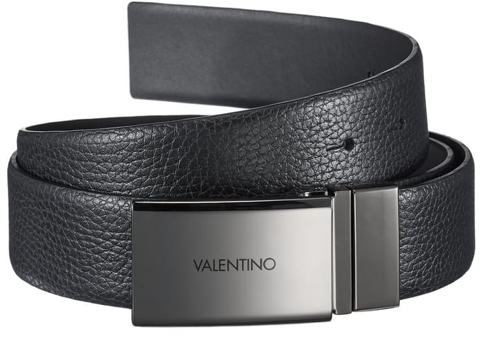 Valentino Premium Heren Kledingriem Maat S - Zwart