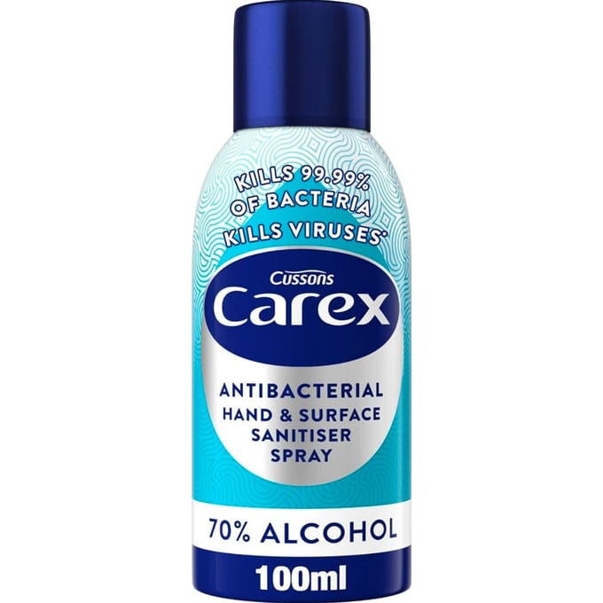 Carex Anti-Bacterial Hand And Surface Sanitiser 100 ml