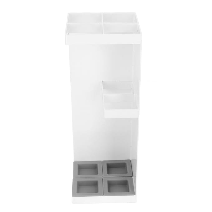Paraplubak Minimalistisch Stevig Slimme Paraplubak met Verwijderbare Druppelbak voor Thuis wit