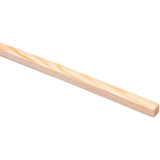 Houten vierkante stroken grenen - 5 x 5 mm