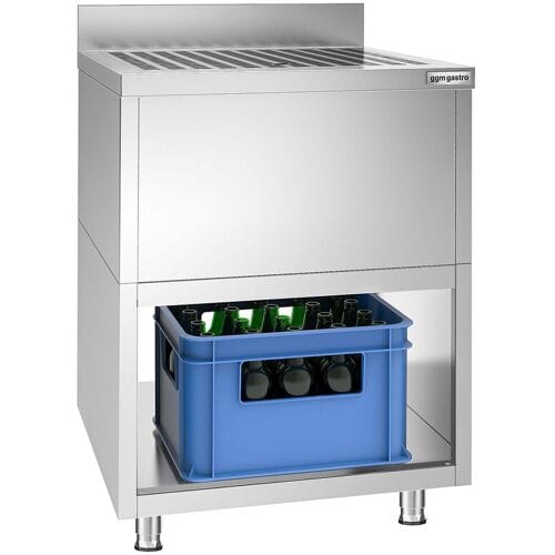 GGM Gastro Abtropfschrank - Edelstahl - 600x600mm