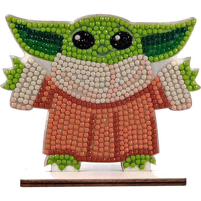Diamond Painting "Crystal Art Buddy", 11 x 8 cm - Grogu