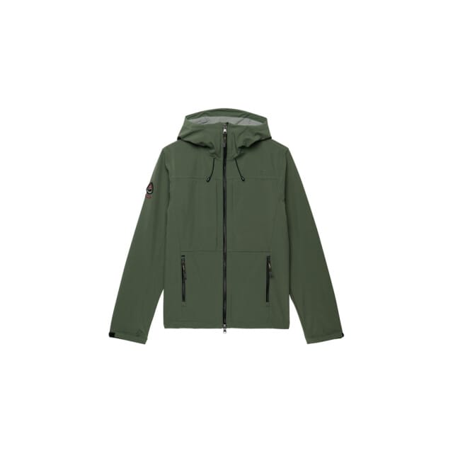 Superdry - Gewatteerde Softshell Trekker Jas Met Capuchon - Heren