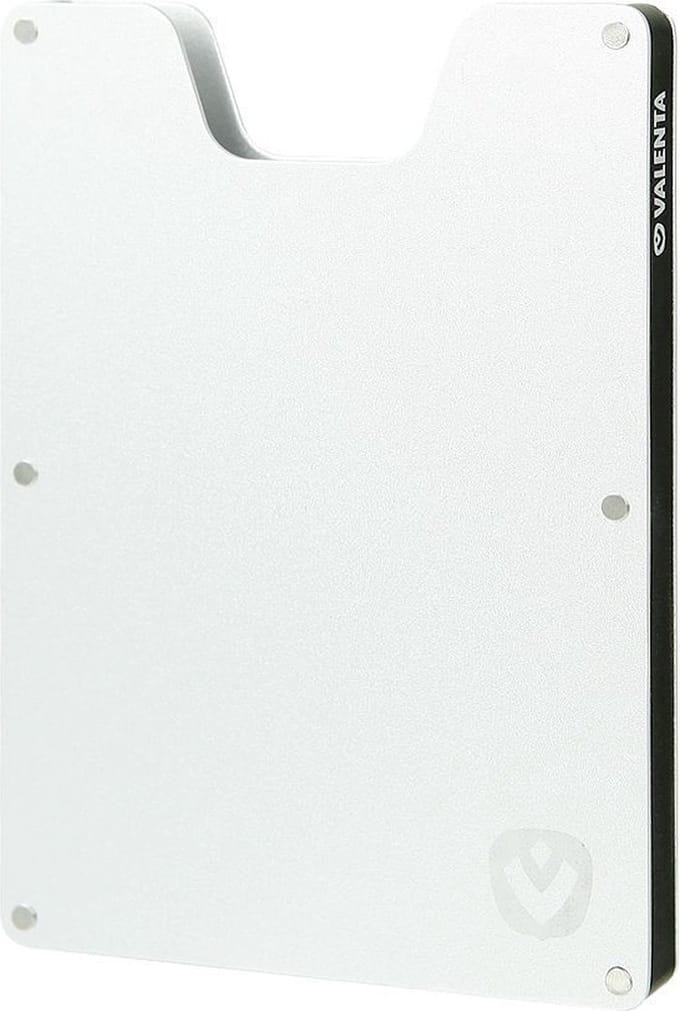 Pasjeshouder Aluminium - 6 tot 7 pasjes - RFID - compact - zilver