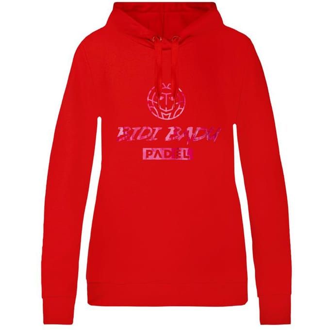 BIDI BADU Omono Lifestyle Sweater Met Capuchon Dames-Rood