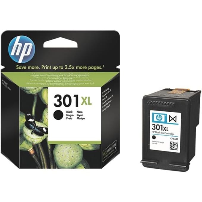 HP Inktcartridge 301XL (CH563EE) Zwart Hoge capaciteit