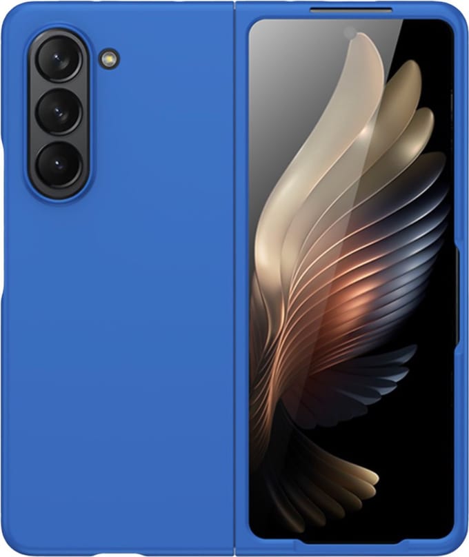 Just in Case Galaxy Z Fold5 Hard Hoesje Blauw