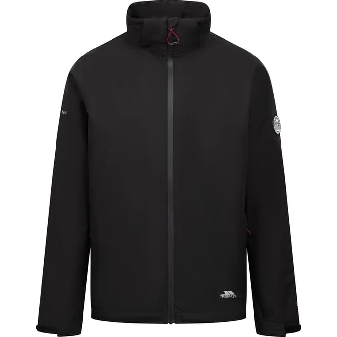 Trespass Heren Westford Waterproof Jack (Zwart)