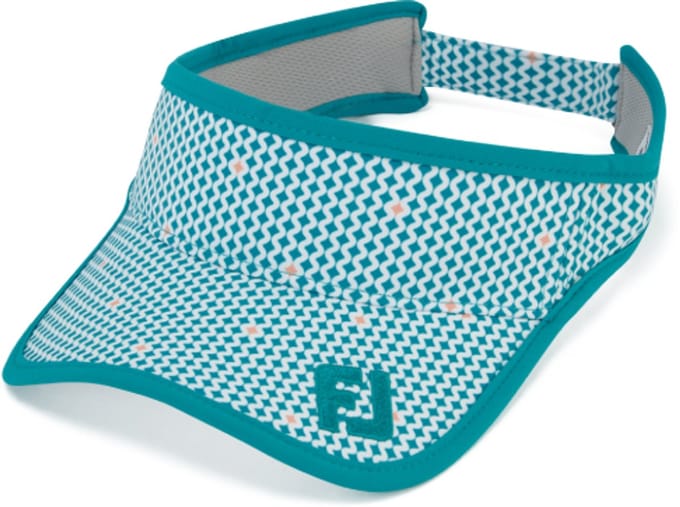 FootJoy Dames Visor Teal Print