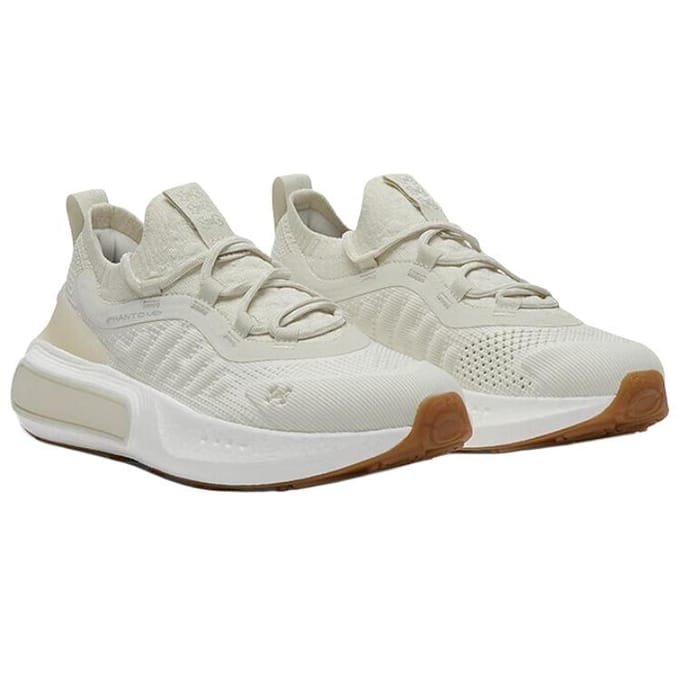 Under Armour HOVR Phantom 4 Ivory Dune Dames Sneakers Crème Wit-Kwarts 3027594-142 38.5 white