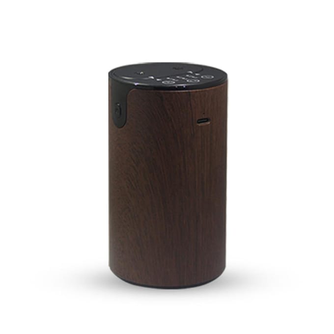 Essentiële olie diffuser voor thuis Stille slimme automatische aroma diffuser Dubbele spuitmond Anti-lek 20ML Klein zwart