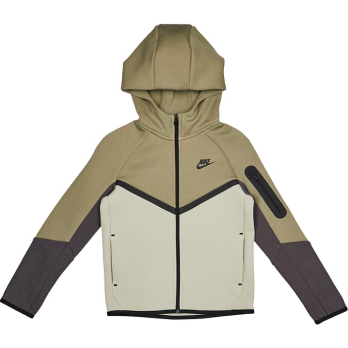Nike Tech Fleece Hoodies Kinder - Zilver - Maat 137 - 147 CM - Poly Fleece