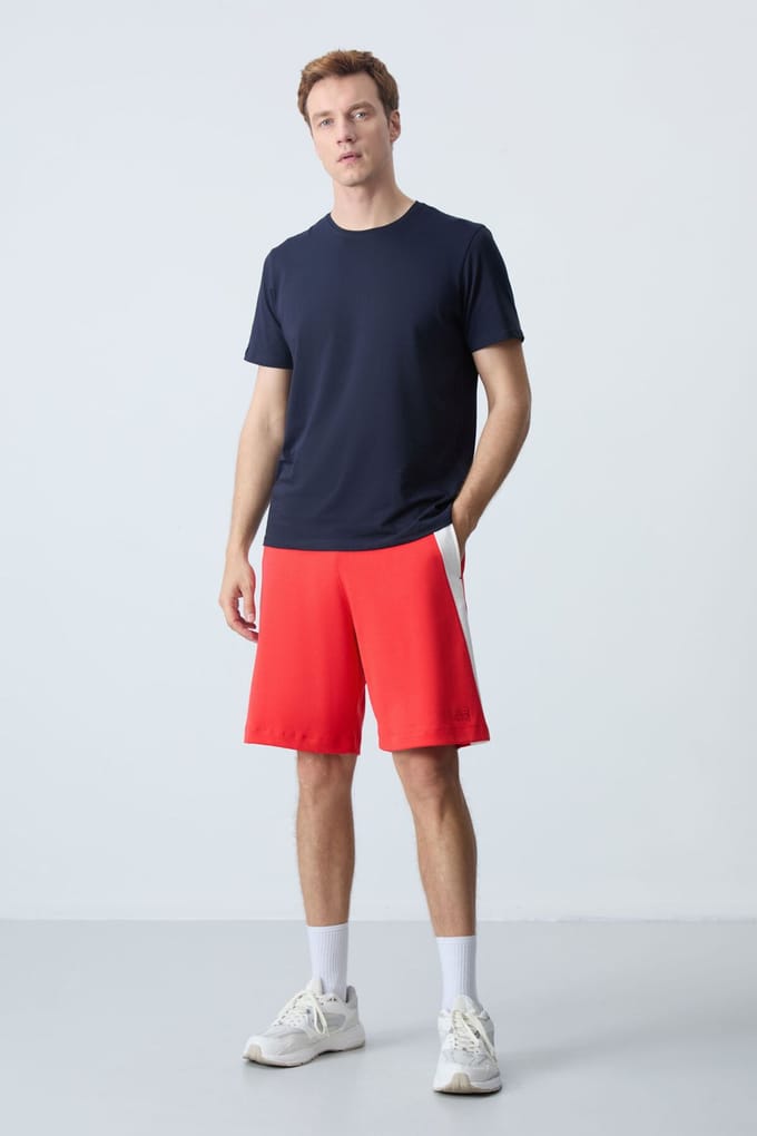 Heren Katoenmix Sweatshorts