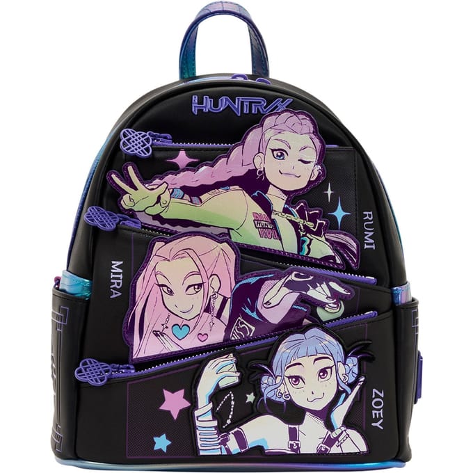 Loungefly K-Pop Demon Hunters Huntrix Mini Backpack