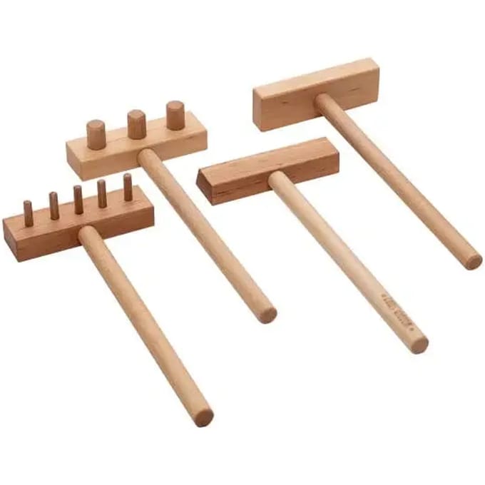 Zandbakaccessoires Wooden Story (x4)