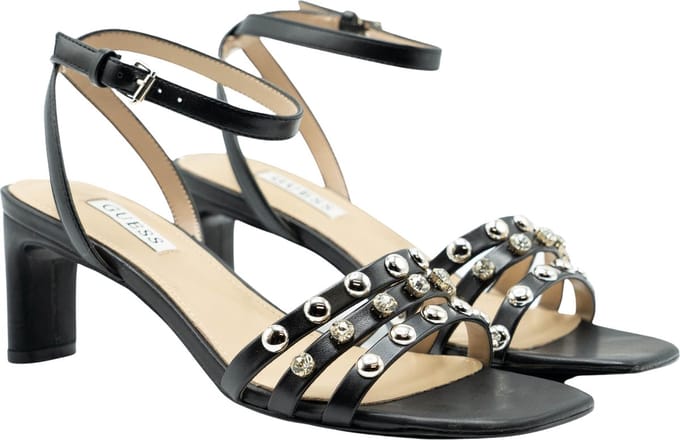 GUESS Selene Sandalo Dames Sandalen - Zwart - Maat 36